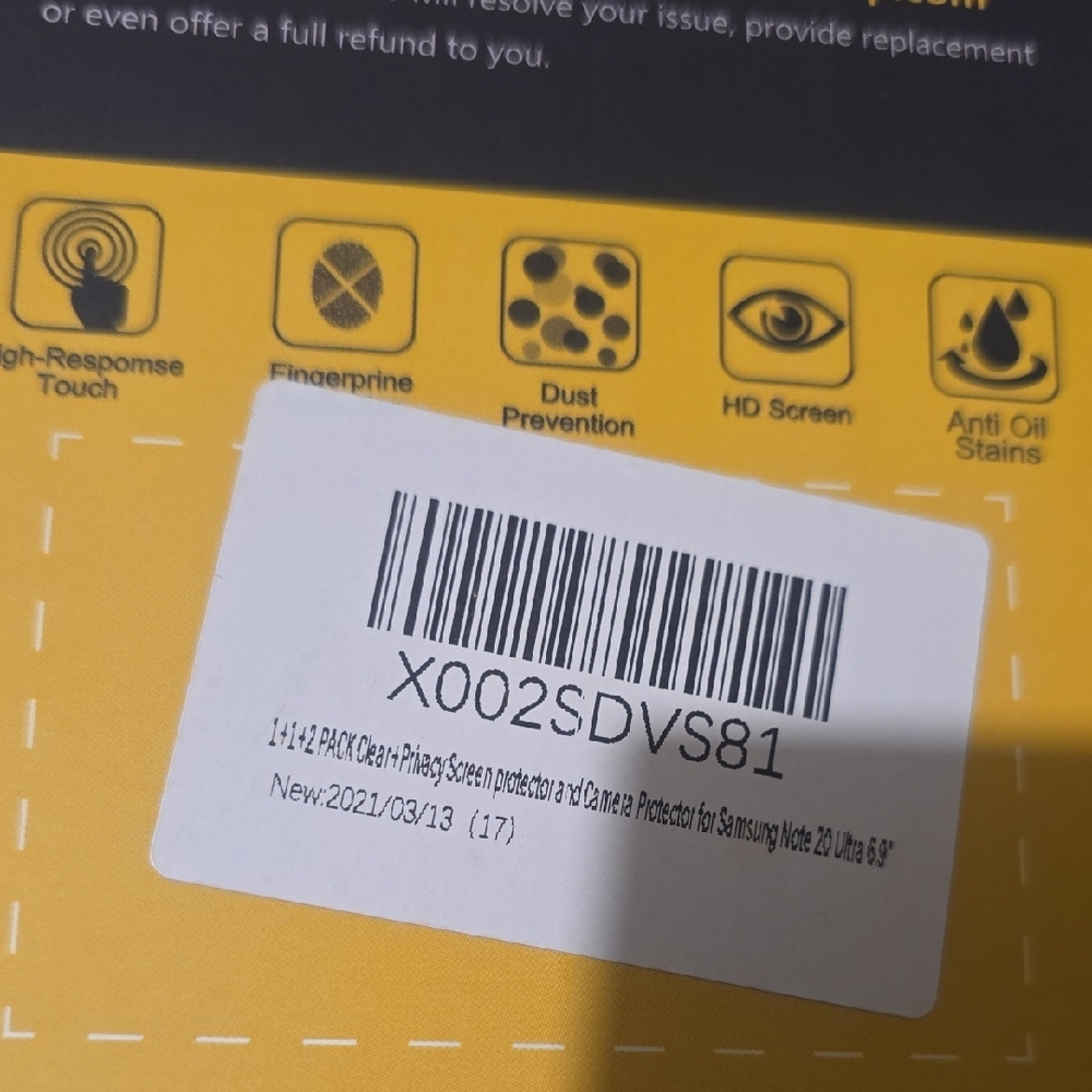 UniqueMe Screen Protector Case Friendly - Picture 2 of 3